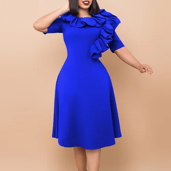 Elegantné Afriky Šaty pre Ženy 2023 Nové Jeseň Afrike Oblečenie Plus Veľkosť balíka Office Lady Party Šaty Dashiki Ankara Oblečenie Župan