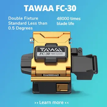 Vlákno Sekáčik TAWAA FC-30 top sekáčik Dvojité Zariadenie Štandardné Menej ako 0,5 Stupňov (48000 krát čepeľ život) Nôž na rezanie