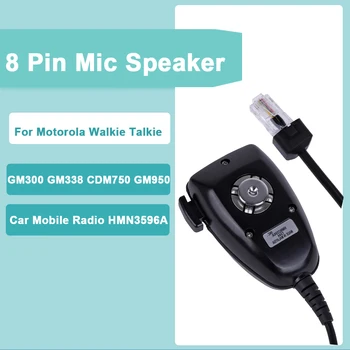 Walkie Talkie 8-pin Reproduktor Mikrofón Ruky Mikrofón Pre Motorola Walkie Talkie GM300 GM338 CDM750 GM950 Auto Mobilné Rádiové HMN3596A