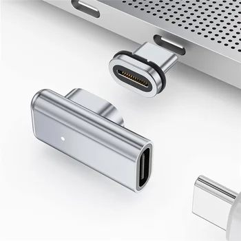 USB C Magnetický Adaptér 24Pins Typu C Konektor 40Gbp/S PD 100W Rýchle Nabíjanie Converter pre Thunderbolt 3 IPad a MacBook