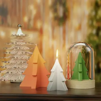 Vianočný Stromček Silikónové Formy HOBBY Ručné Aromath Sadrové Ozdoby Voňajúce Epoxidové Živice Sviečka Plesne Vianočné Domova Remeslá