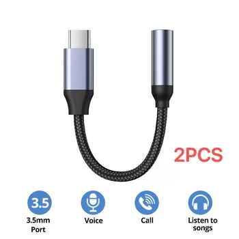 USB Typu C na 3,5 mm Slúchadlá D0igital Audio Adaptér Converter Pre Sumsang Redmi Poco Huawei Pixel LG 3 5 mm Audio Aux kábel