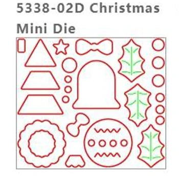 Vziať Vianočné Mini Die Rezanie Kovov Zomrie pre DIY Die Scrapbooking Papier Karty Plavidlá, Razba Šablóny Papier Karty Dekor