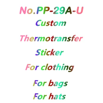 PP-29 Populárnej Značky Logo Tepla prevody nálepky na oblečenie 21 farieb sú k dispozícii a môže byť prispôsobený; Zoznam Kontaktovať Predajcu