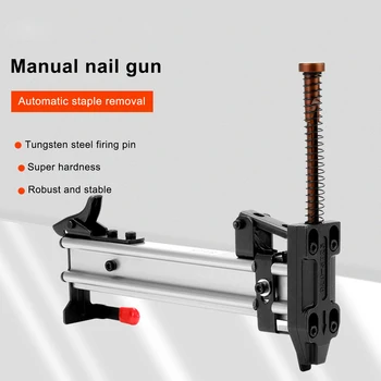 Príručka Slot Nail Gun Auto-rebound ocele nail gun Line Groove Nechtov Dierovanie Automatické Odrazu Práce Uloženie Pevné Nábytok