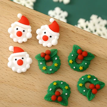 5 Ks Tvorivé Vianočné Šperky, Doplnky, HOBBY Ručné Robiť Telefónne Prípade Živice Darček Ornament Patch Crafting Dodávky Dekor