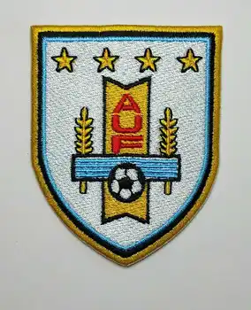 2 ks futbal Futbal fussball Národný Tím Uruguaj logo žehlička na Patch Aufnaeh Nášivka Odznak Vyšívané Buegelbild
