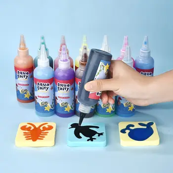 Ručné DIY Plavidlá, Maľovanie Nálepky Montessori Výchovy Origami Magické Vody Elfovia Kit Sada Hračiek Deťom Darček Deti Remeselné Vianoce