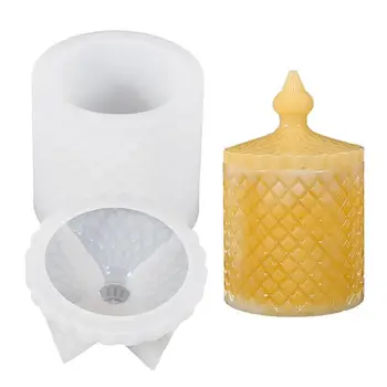 Epoxidové Živice Jar Formy urob si sám Rímsky Štýl Crystal Jar Formy S Vekom 3D Jar Silikónové Formy Trinket Úložný Kontajner Box Plesní