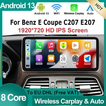 Pôvodné Cena Apple Carplay AUTO Na Mercedes Benz E Kupé C207 A207 Android13 Systém Auto Video Prehrávač, Navigácie, Multimédiá GPS