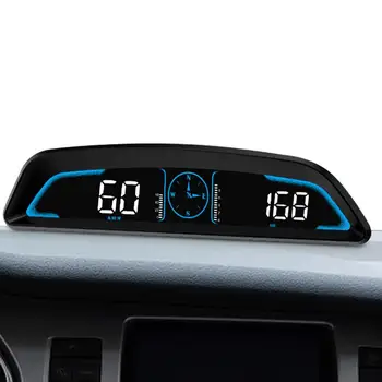 HUD Displej Pre Autá Univerzálny GPS Tachometer Univerzálny GPS čelné Sklo Premietacie Rýchlomer S Viac ako Rýchlosť Alarm Únava