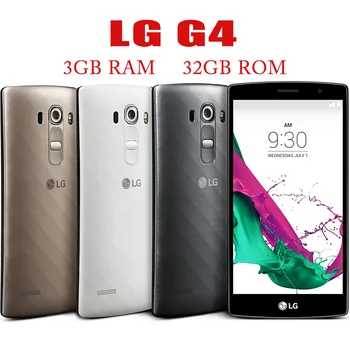LG G4 H815/H810/H818 Dual Smartphone Quad-Core 32GB ROM 3GB RAM Odomknutý, Originál 16.0 MP Fotoaparát, 5.5