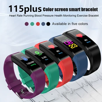 Pre Xiao Huawei 115 Plus Smart Hodinky Muži Ženy Fitness Sledovanie Tepovej Frekvencie, Krvného Tlaku Sledovať Športové Nepremokavé Smartwatch