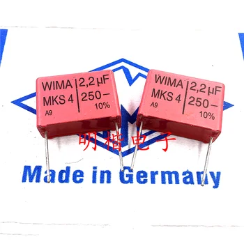 Doprava zadarmo 5 ks/10pcs WIMA Nemecko kondenzátor MKS4 250V 2.2 UF 250V225 2U2 P=22.5 mm