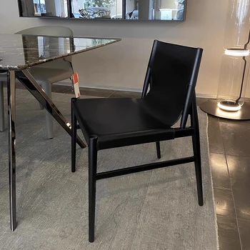 Jedálenské Stoličky Jednoduché Dreva Dizajnér Nordic Moderné Luxusné Masívneho Dreva Jedálenské Stoličky Sedie bytový Nábytok WKDC