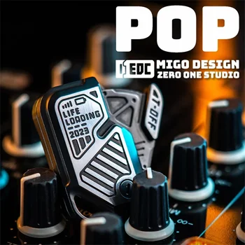 01EDC Studio Pôvodné POP zliatiny Titánu Fidget Spinner Prsta Gyro Hračka Dekompresný Fidget Hračka