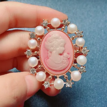 Victoria Úľavu Krásy Pearl Brošňa Upscale corsage vintage doplnky pre ženy