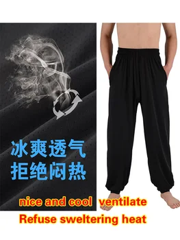V pohode v lete Bojových umení školenia nohavice Voľnejšie vzduchovej priepustnosti Oka Tai Chi kostým Wing Chun Kung Fu Nohavice