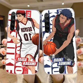 Cool Kuroko Basketbal Anime Telefón puzdro Pre Xiao 13 12 11T 10 9 Redmi Poznámka 11 10 10 Pro Redmi 9 9A Transparentný Kryt Telefónu