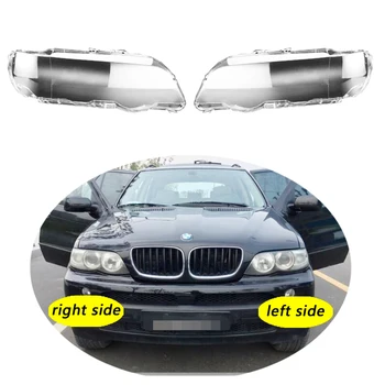 Použitie Pre BMW X5 1999-2005 E53 X5 série Transparentný Kryt Svetlometu Tienidlo Lampy Predného Svetlometu Shell Tienidlo Objektívu shell