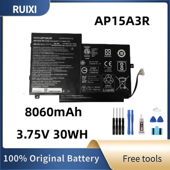 100% RUIXI Pôvodné 3.75 V 30WH AP15A3R Batérie Notebooku Pre Acer Aspire Prepínač 10E SW3-013 SW3-013P SW3-016 SW5-014P +Bezplatné Nástroje