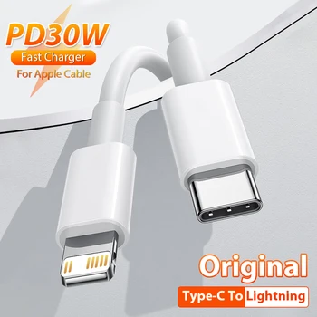 30W PD Typ C Lightning Kábel Pre iPhone 14 13 Pro Max USB C Kábel Pre Apple 11 12 X Mini XS XR Plus Rýchle Nabíjanie Dátový Kábel