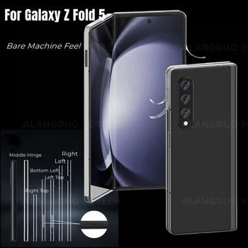 Strane Hranice Fólia Pre Samsung Galaxy Z Násobne 5 4 3 Prachu, Čistý Jasný Rám Nálepky Skutočný Stroj Pocit, Anti-Scratch film