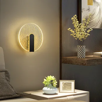 Akryl Vnútorné Steny Lampa 5W LED Nástenné svietidlo, Spálne, Obývacia Izba, Balkón Uličkou Nočné Svetlo Modernej Nordic Sconce Lampy AC85-265V