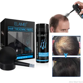 Vlasy Fiber Powder Zahusťovanie Vlákniny Sprej Aplikátor Čerpadlo Tryska Vlasy Budovy Vlákien Získať Okamžite Hustej Lesklé Vlasy V 15Seconds