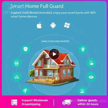 Inteligentný Detektor Sirény Alarmu Wifi Mini App Remote Siréna Tuya 120 Db Teplota Snímača Smart Home Inteligentný Život Bezdrôtové 2 V 1