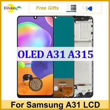 AMOLED Displej Pre Samsung Galaxy A31 A315 LCD Displej Dotykový Displej A315F SM-A315F/DS A315G Digitalizátorom. Montáž Nahradenie Opravy