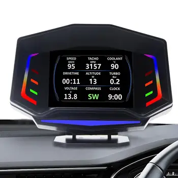 Hud Otáčkomer Digitálne GPS Tachometer S Duálny Režim OBD2/GPS Obd2 Rozchod Zobrazenie Digitálne GPS Tachometer S Speedup Test