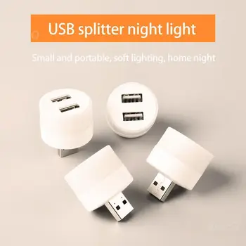 USB Svetlo Počítač Mobile Power Bank Nabíjanie USB Lampa Ochrana Očí Čítania Knihy Svetlo Camping Nočné Svetlo Lampy, Osvetlenie