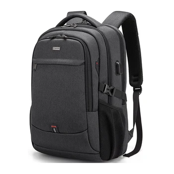 Laptop Backpack Pre Mužov Veľkú Kapacitu Batoh USB Port Bag Business Batoh Oxford Nosenie-odolný Vodotesný Cestovná Taška