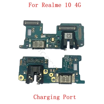 Originálne USB Konektor Nabíjania Port Rada Flex Kábel Na Realme 10 4G Nabíjací Port Opravy Dielov