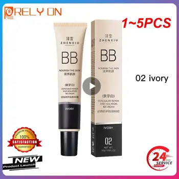1~5 KS 3Color BB Cream Kozmetika make-up Tváre Nadácie Vodotesný Kryt Poškvrny Base Tekutiny Korektor Oil Control Trvalé