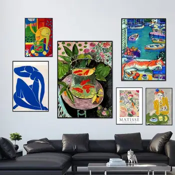 Umenie Henri Matisse PLAGÁT Plagát Obrázok Vytlačí Módne Nástenné Plátno Umenie Kuchyňa Decor