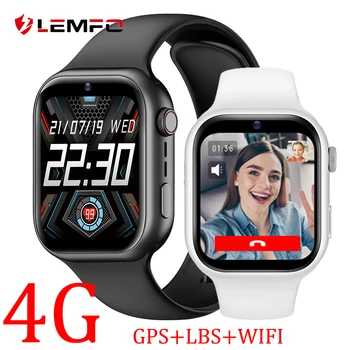 LEMFO Smartwatch pre deti chlapci dievčatá Sim Karta 4G SOS WiFi GPS Poloha Kamera videohovoru smart hodinky 1000mAh deti' hodinky 2023