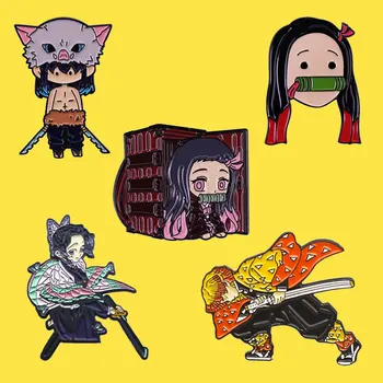 Japonské Anime Kovové Odznak Doska Charakter Periférne Zliatiny Brošňa Osobnosti Cartoon Batoh Klobúk A Príslušenstvo Pin Decorae