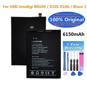 2023 Rokov, Nové 100% Originálne Batérie Pre UMI Umidigi BISON X10S X10G / Bison 2 Bison2 Bateria 6150mAh Batérie + Sledovacie Číslo