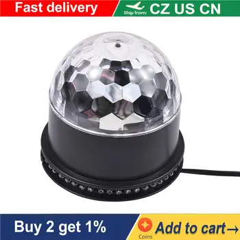 Mini Disco Svetlo, Farby, Fázy Svetla Disco Ball Lampa Zvuk Kontrolu Nočné Svetlo Projektor Projekčné a Farebné Rotujúce Svetlo
