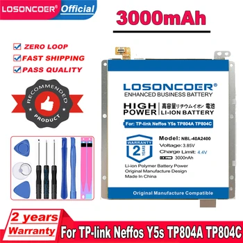LOSONCOER 3000mAh NBL-40A2400 Batérie Pre TP-link Neffos Y5s TP804A TP804C Batérie