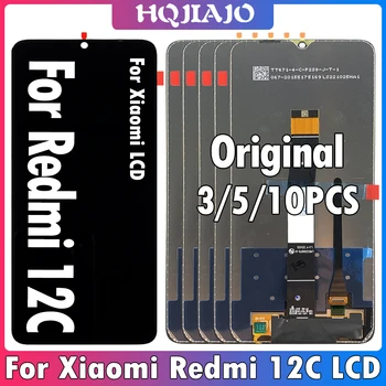3/5/10PCS Pôvodný Pre Xiao Redmi 12C LCD Displej Dotykový Displej Digitalizátorom. Montáž Redmi 12C Displej Nahradenie Opravy