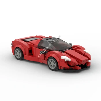 297PCS MOC Rýchlosť Majstrov Ferraris Enzo V2 SportsCar Model Stavebné Bloky Technológie Tehly Tvorivé Montáž Deti Hračky, Darčeky