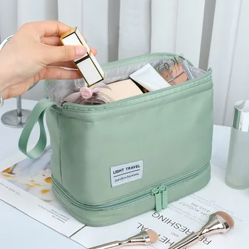 Móda Zips Wash Bag Viacúčelový Cestovná Kozmetická Taška Pre Kempovanie