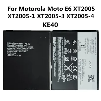 KE40 Nová Batéria 3000mAh Pre Motorola Moto E6 XT2005 XT2005-1/3/4 Vysokej Kvality KE40 Mobil Nabíjateľná Li-ion Batéria