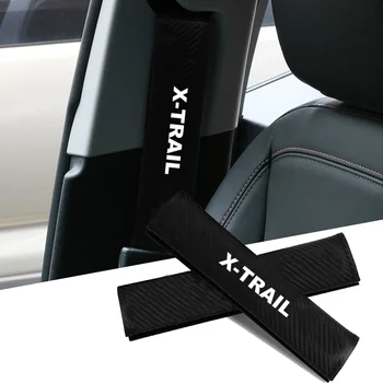 Carbon Fiber Pásov Chránič Vankúš Vozidla bezpečnostným pásom Ramenný Pásik Kryt na Nissan X-Trail X Trail XTrail T32 2014-2021