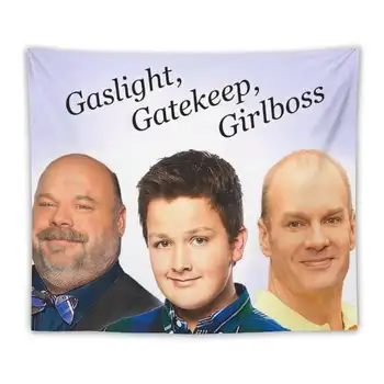 Vtipné Meme Gobelín Gaslight Gatekeep Girlboss - Bertram, Gibby, Bob Duncan Gobelín Stene Visí College, Spálne, Obývacej Koľaji