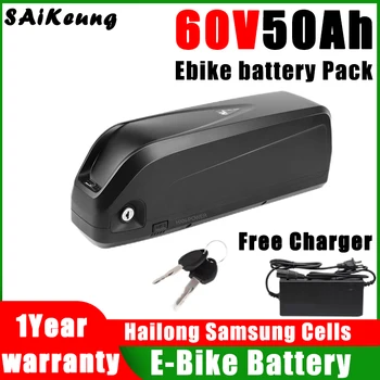 E-bike Batterij Voor Elektrische Fiets 60V 20ah 24ah 30ah 35ah 40ah 50ah Hailong Batterij 60V Lítium Batterij Fietsbatterij