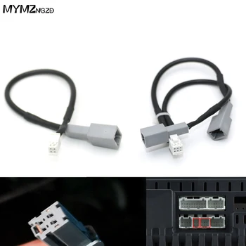 4 6 Pin Auto Dual USB Konektor Adaptér Konektor pre Toyota Camry RAV4 Sienna OEM Rádio GPS Android Multimediálne